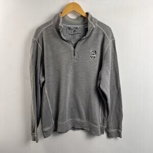 Tommy Bahama Mickey Mouse 1/4 Zip Pullover Reversible Mens Large